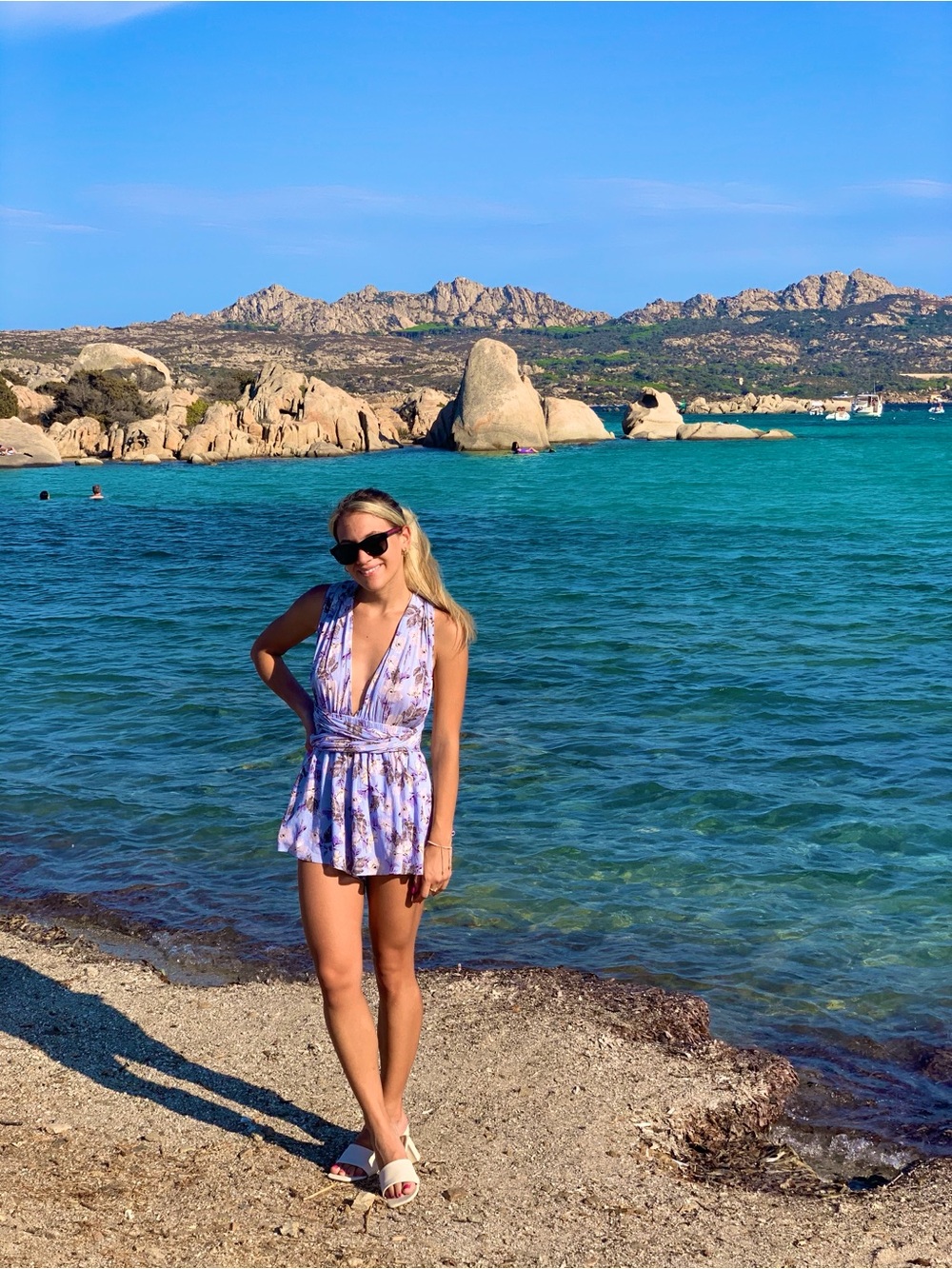 Lavender Floral One-Piece Romper
